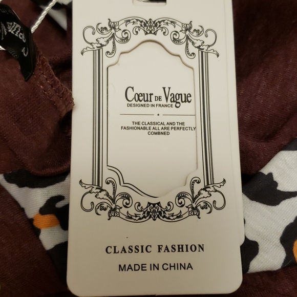 Coeur de vague leopard 🐆 sleeve top - Picture 8 of 8